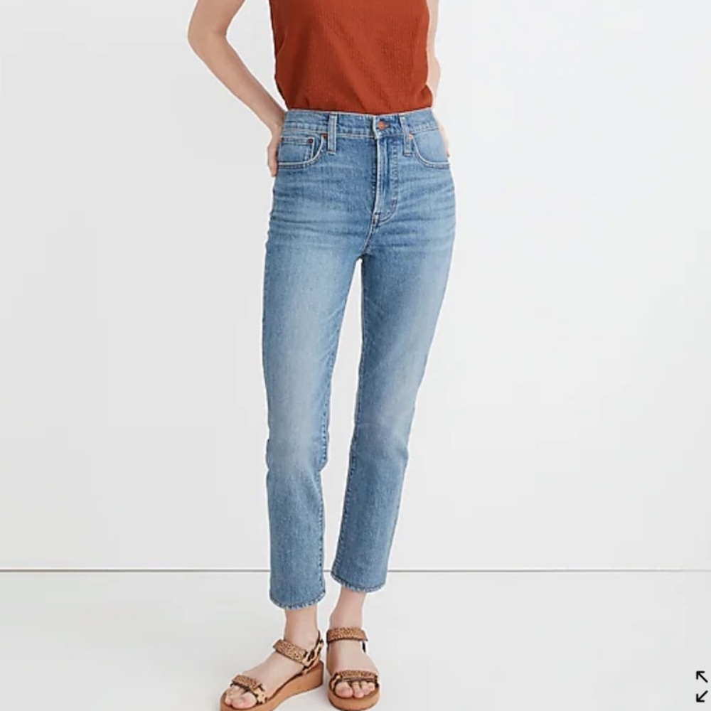 Madewell perfect vintage crop Jean